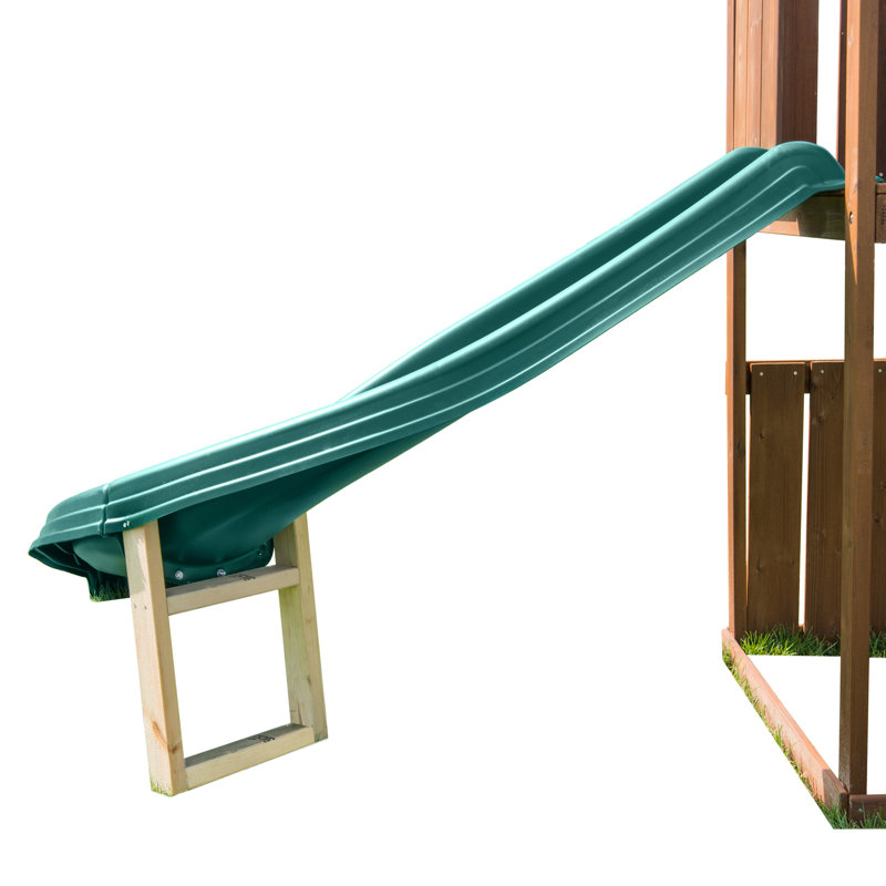 SwingnSlide Side Winder Curved Slide for 5' Deck & Reviews Wayfair